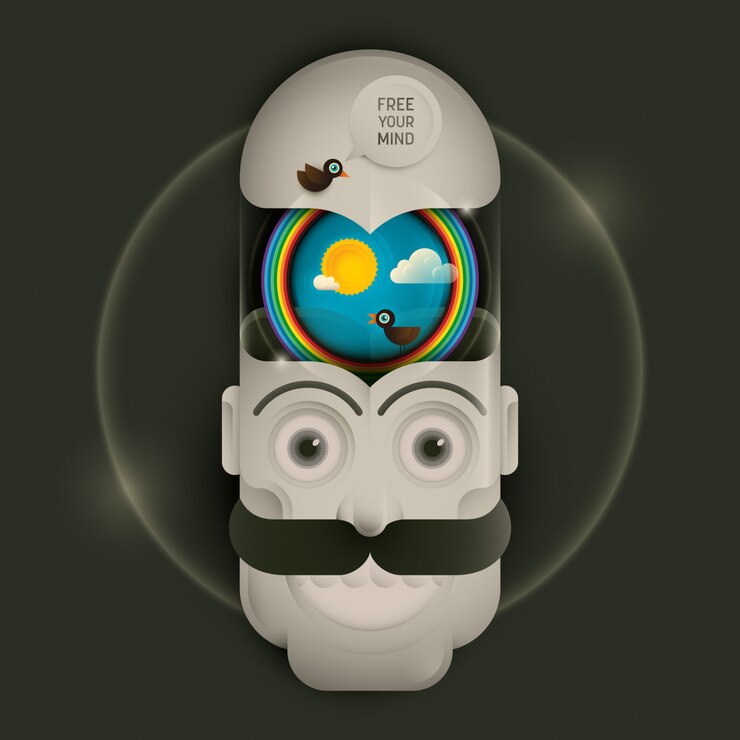Vector conceptual illustration