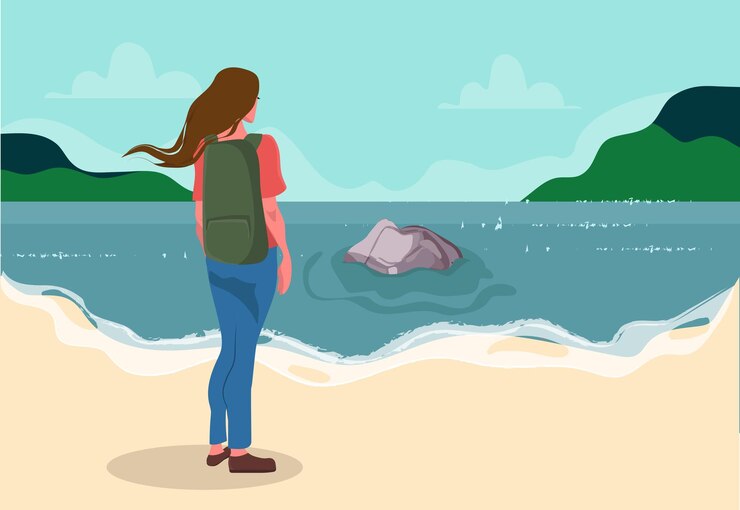 Vector conceptual images of women