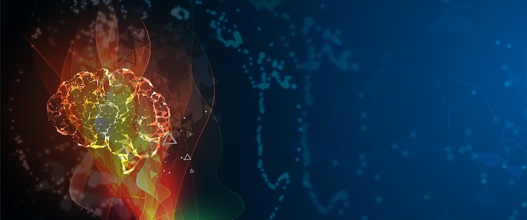 Vector conceptual technology illustration of artificial intelligence