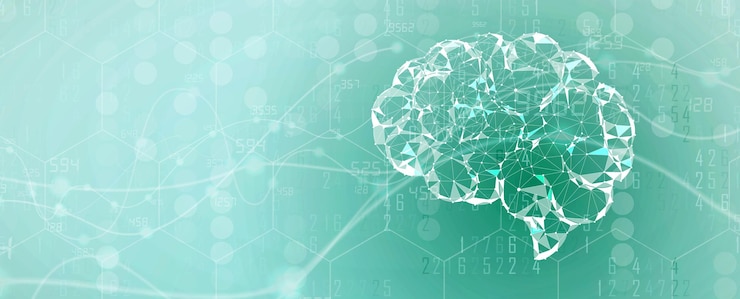 Vector conceptual technology illustration of artificial intelligence