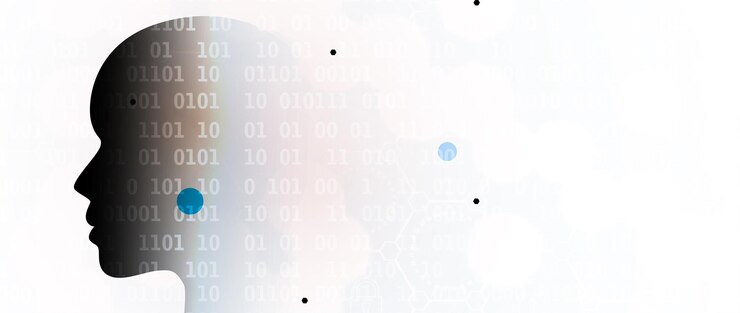 Vector conceptual technology illustration of artificial intelligence