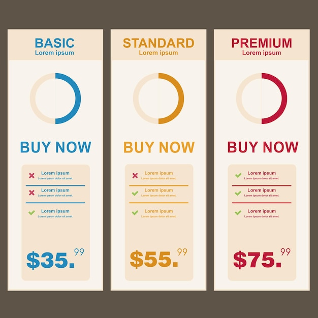 Elemento di infografica modello di progettazione vettoriale concettuale