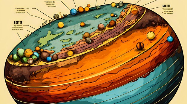 Vector conceptueel van klimaatverandering en opwarming van de aarde met smeltende ijsbergen stijgende zeespiegel en extreme