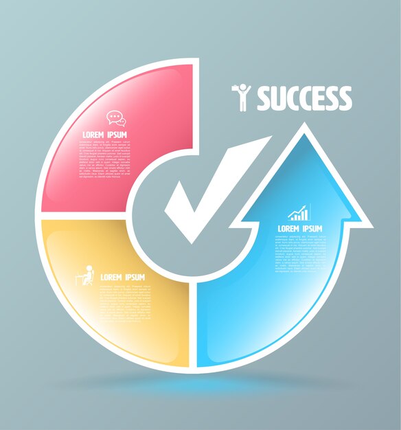 Conceptuele elementen voor infographic.