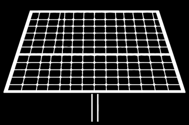 Conceptuele zonne-energiepanelen