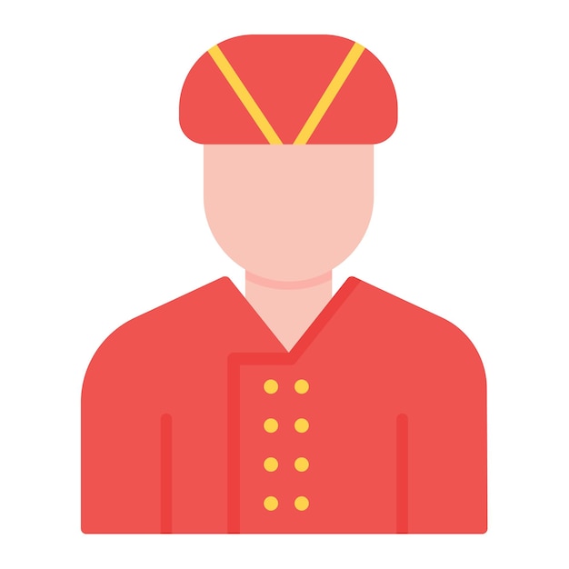 Concierge Vector Illustration