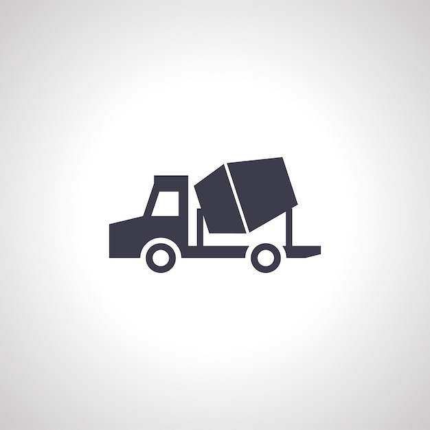 concrete mixer isolated icon concrete mixer icon