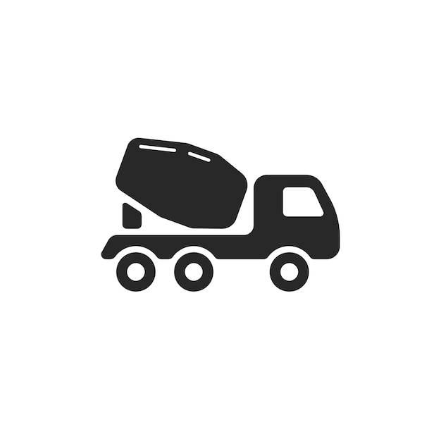 Concrete truck icon