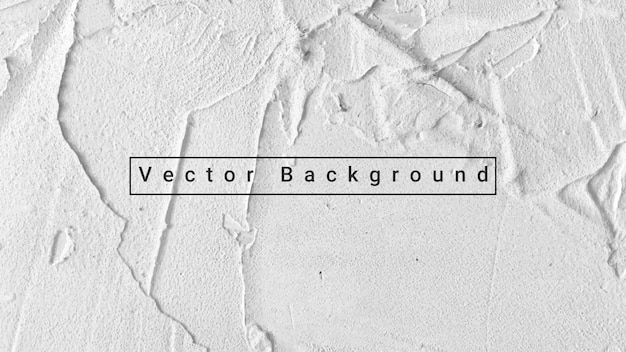 Concrete wall background vector illustration Background white cement plaster texture