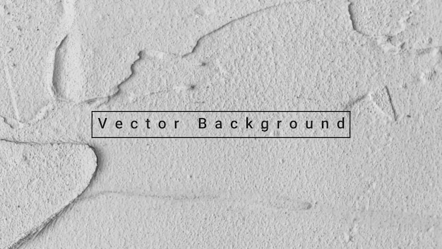 Concrete wall background vector illustration Background white cement plaster texture