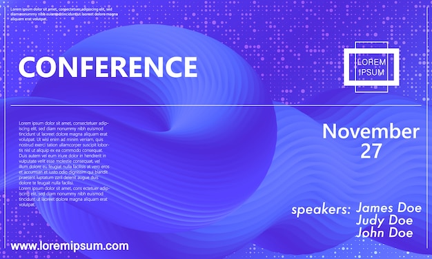 Conference announcement  template