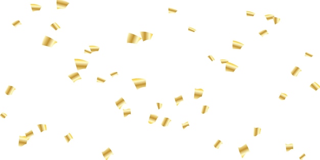 Confetti abstract naadloos achtergrond sjabloon ontwerp Gouden lint luxe groet confetti patroon