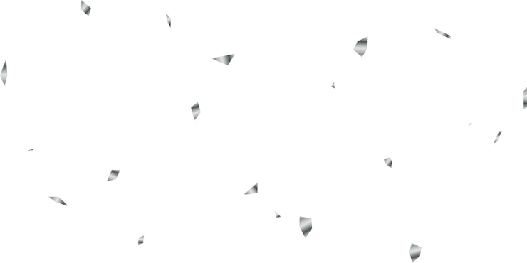 Vector コンフェッティ アブストラクト シームレス 背景 テンプレート デザイン 銀のリボン 豪華な挨コンフェッティーパターン