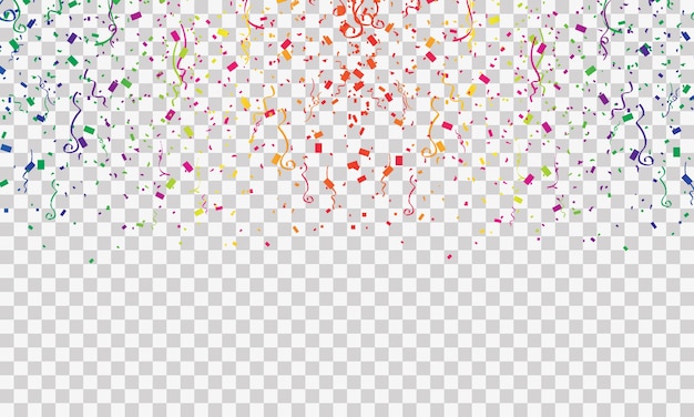 Vector confetti achtergrond