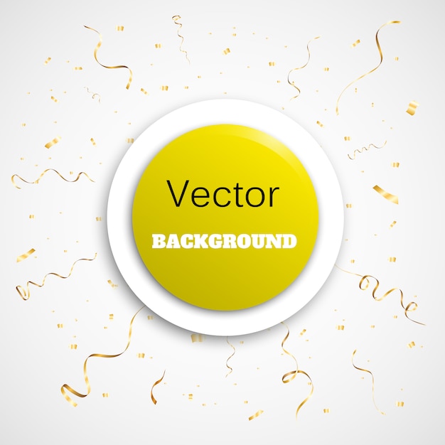 Vector confetti celebration background