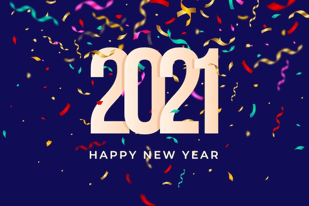 색종이 새 해 2021 배경