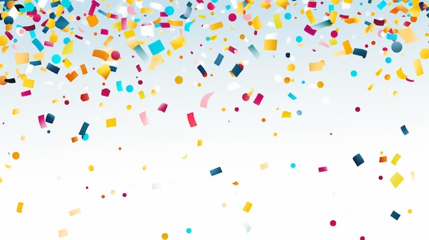 Vector confetti vector background