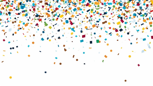 Vector confetti vector background