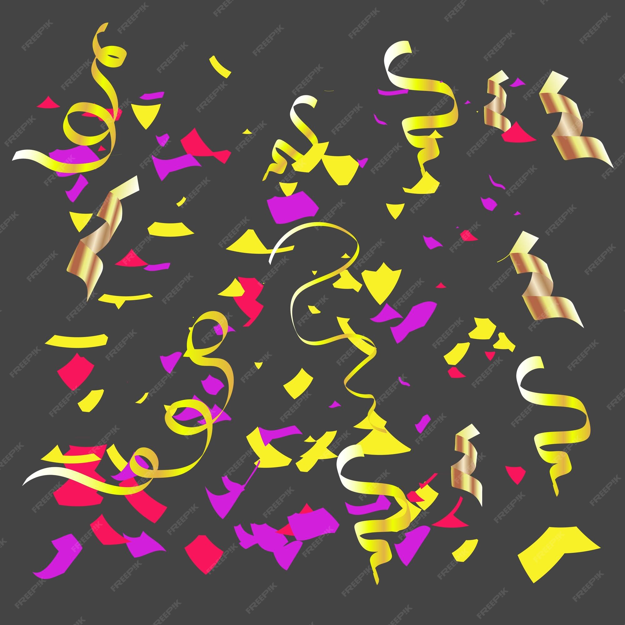 Premium Vector | Confetti