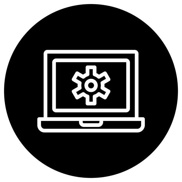 Configuratie Vector Icon Design Illustratie