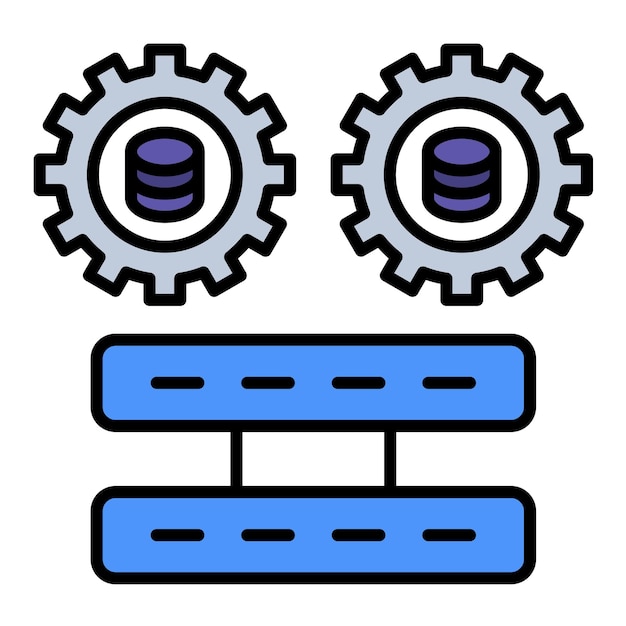 Vector configuration flat illustration