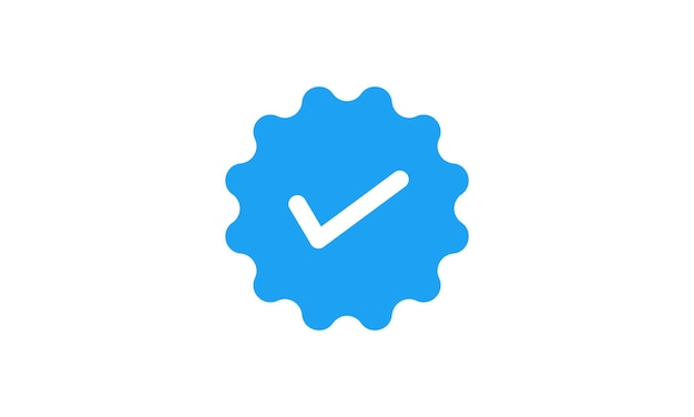 Confirmed account icon Verified account concept vector icon