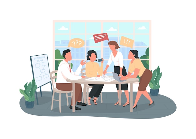 conflict in office 2d web,