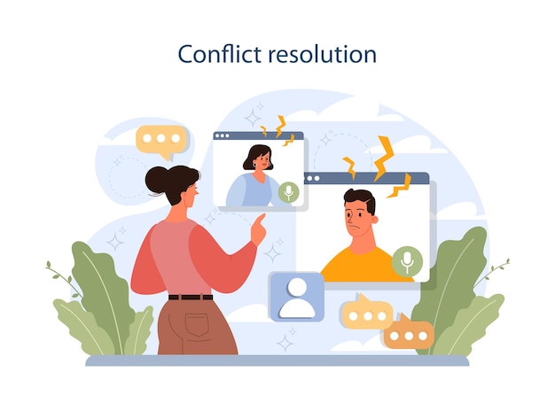 Conflict resolution human resources manager soft skills hr agent