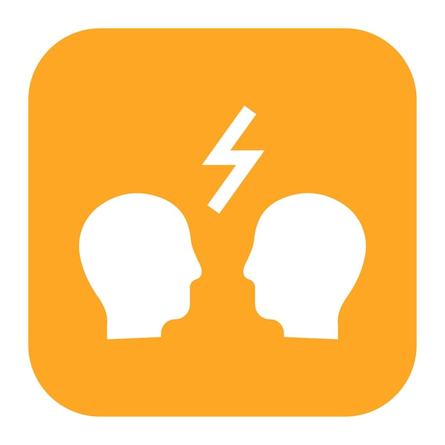 Conflict Resolution icoon vector afbeelding Kan worden gebruikt voor Project Assessment