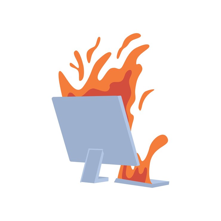 Vector conflict at work burning monitor deadline
