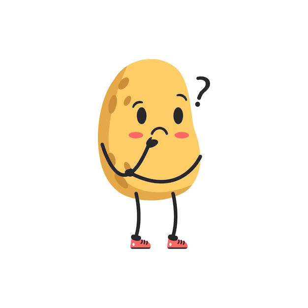 Confused Potato Sticker