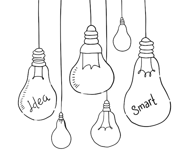 Confusion clarity or path vector idea concept Simplifying the complex Doodle vector illustration