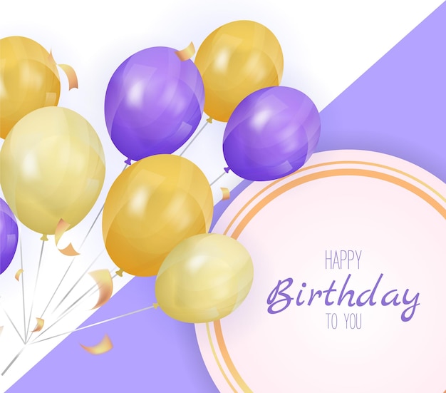 Vector congratulations card template