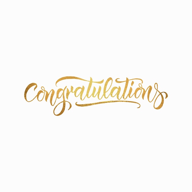 Vector congratulations lettering congratulations glitter vector glitter