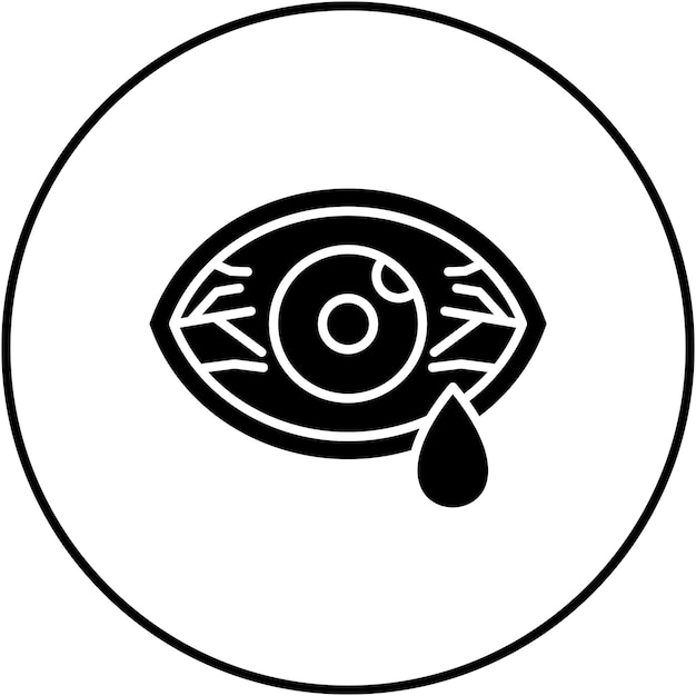 Conjunctivitis icon vector image Can be used for Pollution