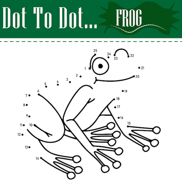 Connect the dots preschool activity coloring page for kids