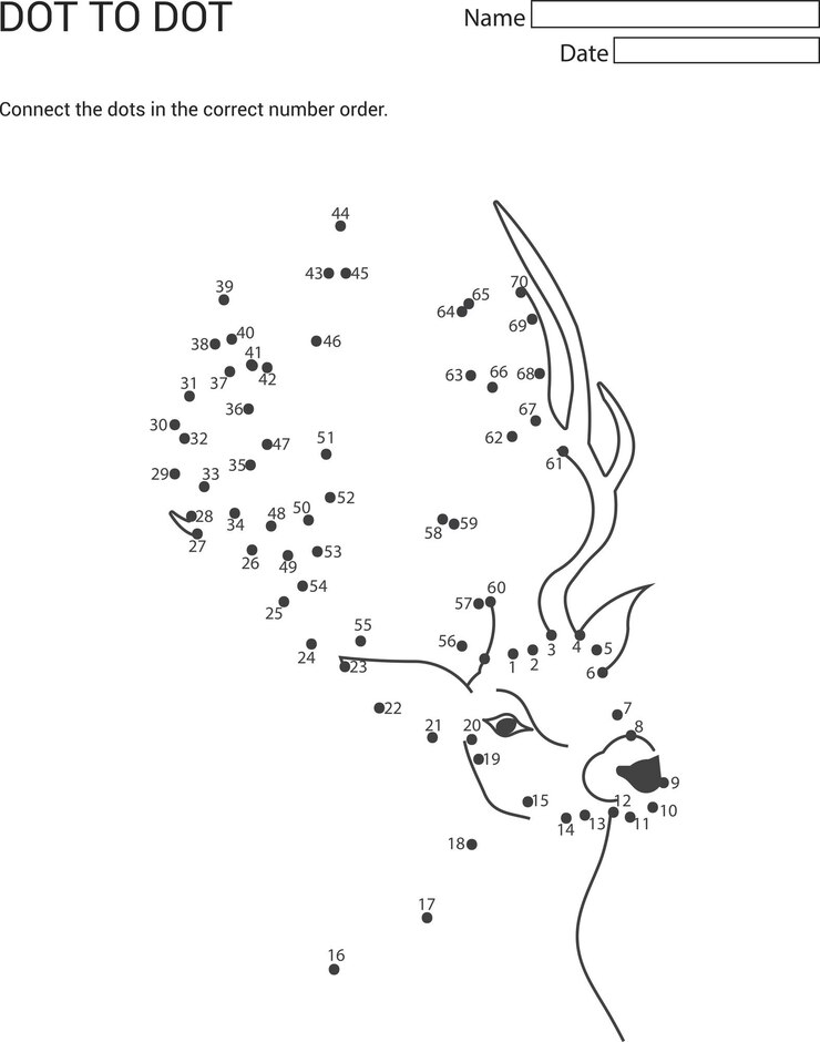 वेक्टर connect the dots