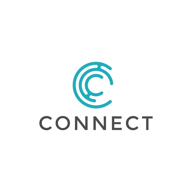 Connect Logo Design Template Idea