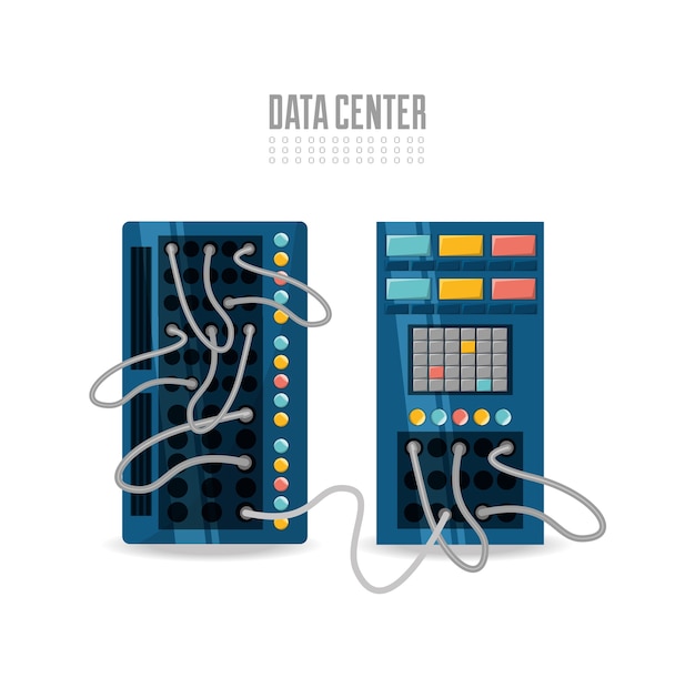 Vector connecting information with data center