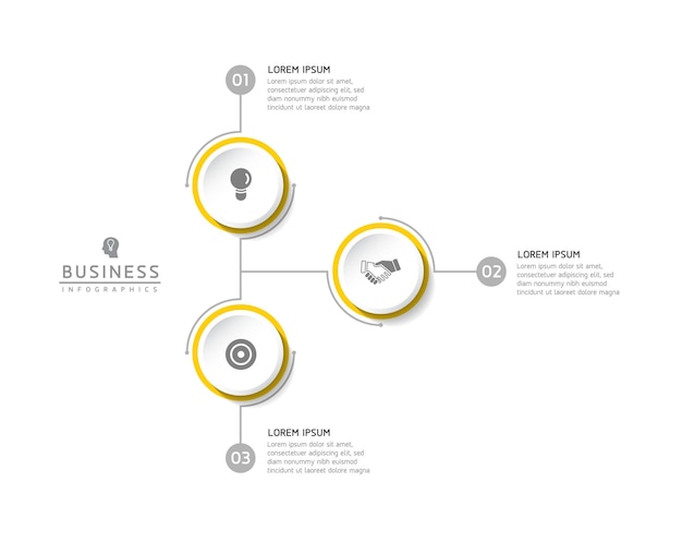 Connecting Steps business Infographic Template