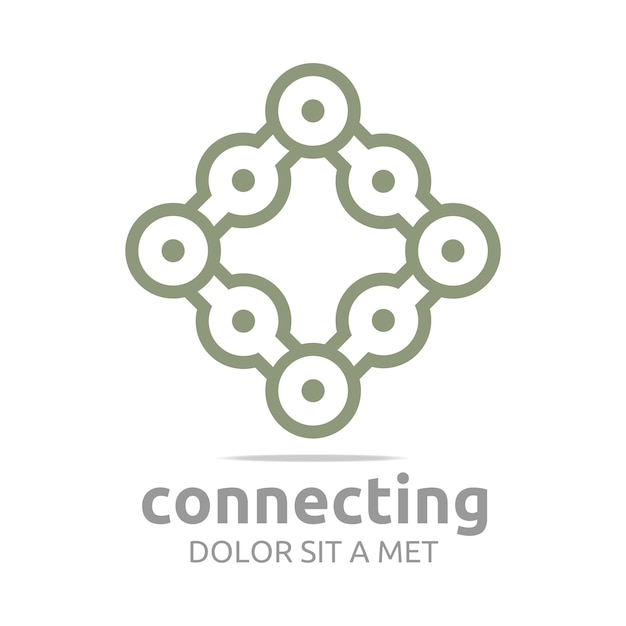 Connecting symbol logo