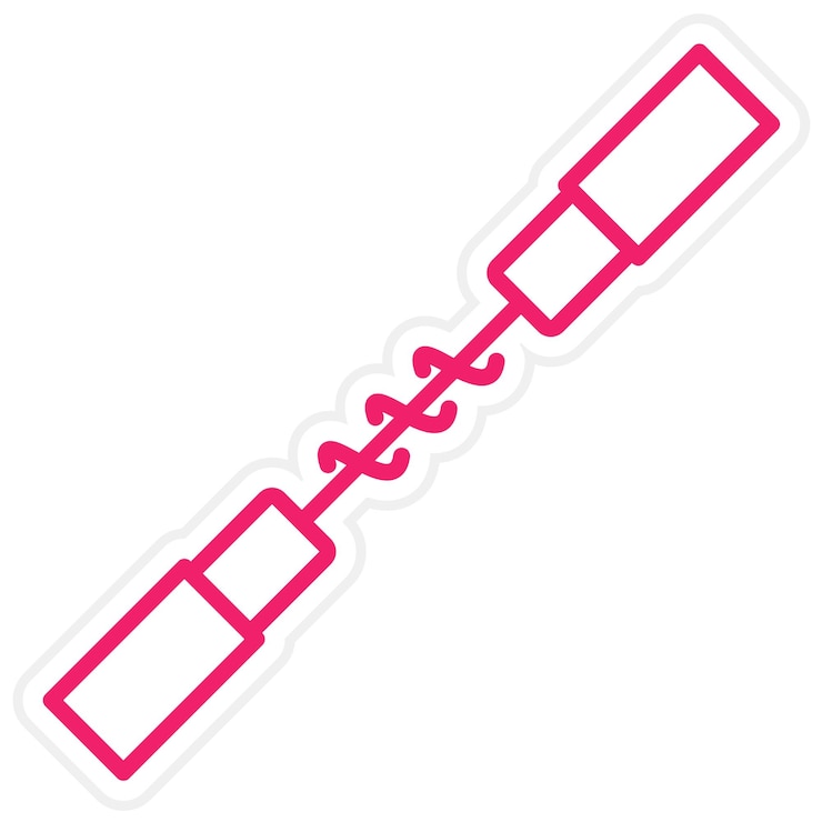Vector connecting wires icon style