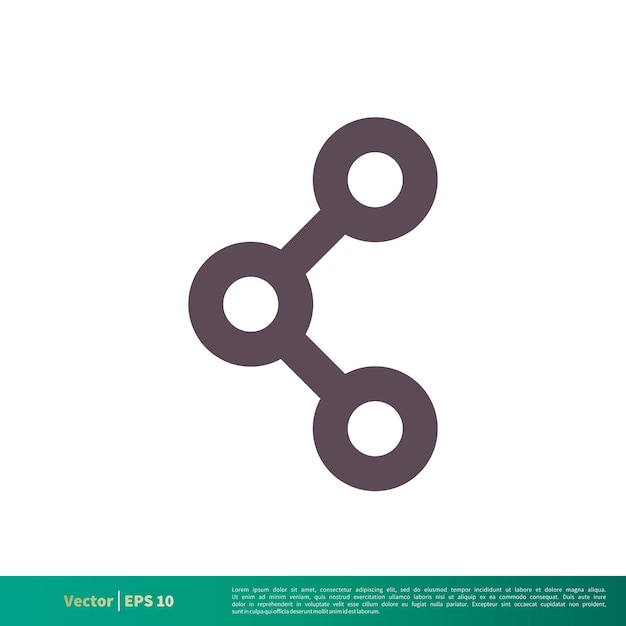 Connection Chain Icon Vector Logo Template Illustration Design Vector EPS 10