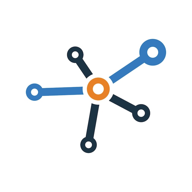 Вектор Икона подключения простая редактируемая векторная графика