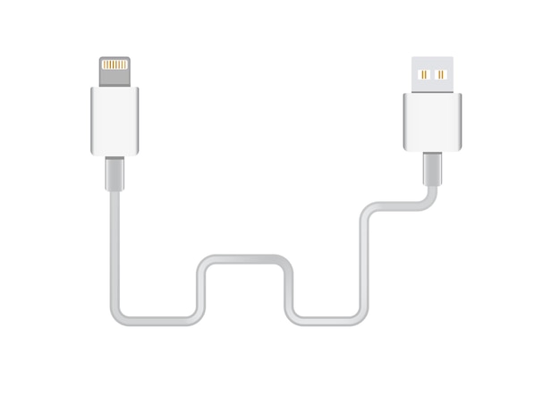 Vector connector or plug for connecting and charging phones