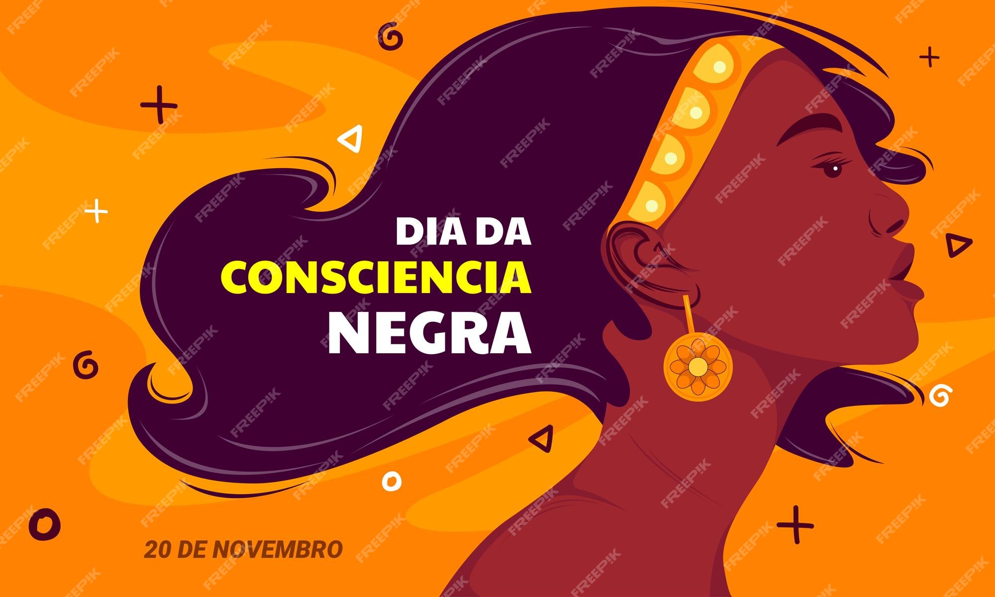 Premium Vector  Hand drawn dia da consciencia negra