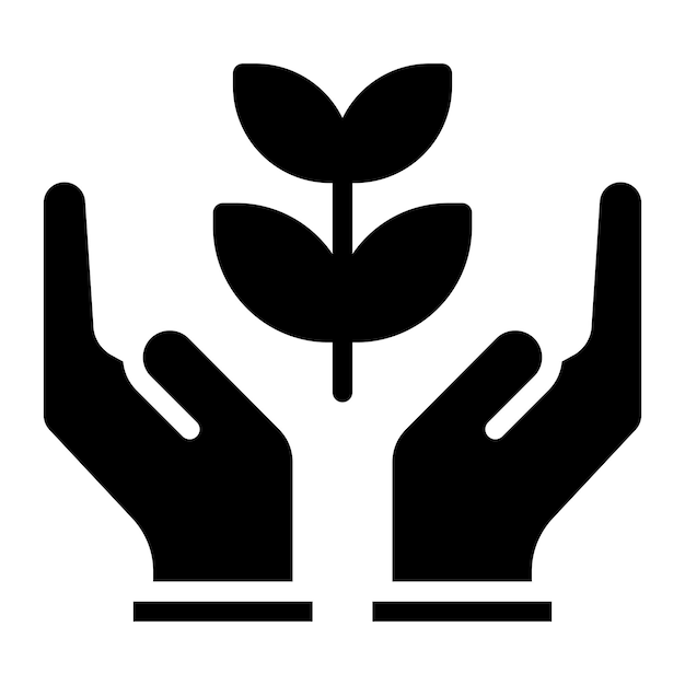 Conservation symbol icon vector image can be used for world environment day