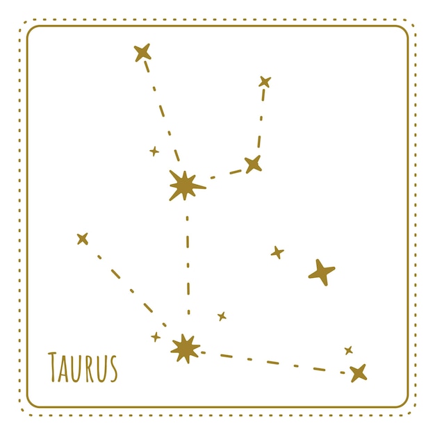 Constellation card - Taurus