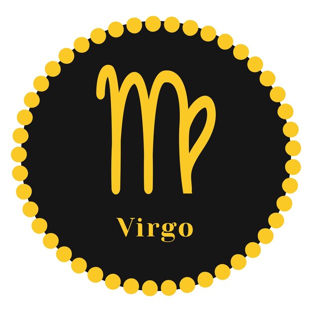 Constellation of stars virgo astrological zodiac sign