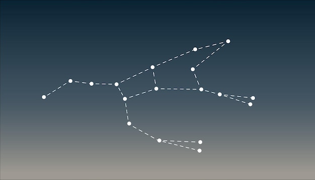 constellation Ursa Major vector